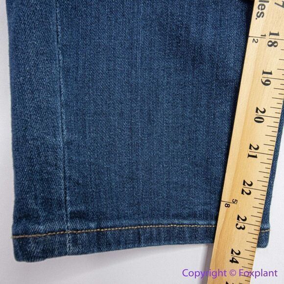 NEW Express super high rise mom jeans‎ in medium dark blue wash, 14R - Picture 5 of 13